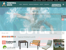 Tablet Screenshot of ferreteriabesos.com
